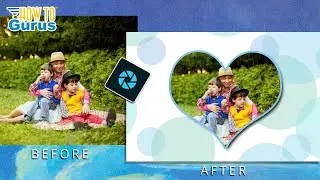 PHOTO in SHAPE and CHANGE BACKGROUND with Photoshop Elements | 3 WAYS!