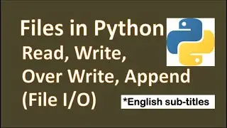 Python Files-Python File Handling-Python File Input And Output-File Handling In Python Programming