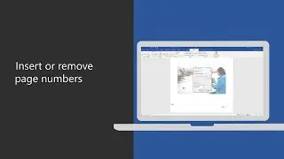How to insert or remove page numbers in Microsoft Word