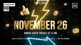 Black Friday Sale Promo By GrussGott | VideoHive | Sci-Fi Studio