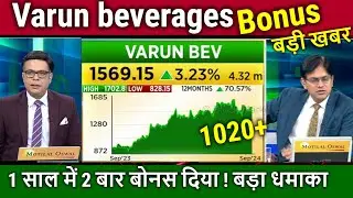 Varun beverages share latest news,Bonus,/vbl share news,buy or not? analysis,vbl target 2025