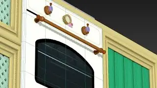 3ds max духовка. Часть 4. Объём + расположение