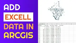 How To Add Excell Data In ArcGIS || How To Add CSV Data In ArcGIS || ArcGIS || #Geoid