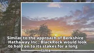 BlackRock said to seek US$10b to buy and hold company stakes like Berkshire Hathaway