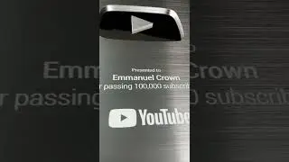 Unboxing my 100k Subscribers play button!!!