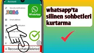 WhatsAppta silinen sohbetler yedekleme olmadan nasıl kurtarılır Silinen sohbetler nasıl kurtarılır