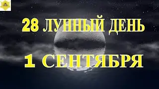 ДВАДЦАТЬ ВОСЬМОЙ ЛУННЫЙ ДЕНЬ. ЧТО НАМ ГОТОВЯТ ЛУННЫЕ СУТКИ.