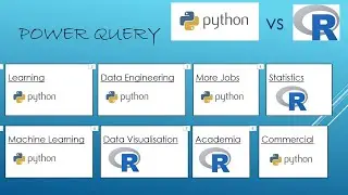 Python vs R which language to leverage with Power Query power BI