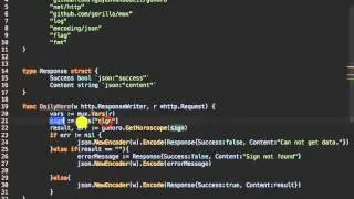 Build Horoscope Webservice in Golang
