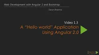 Web Development with Angular 2 and Bootstrap