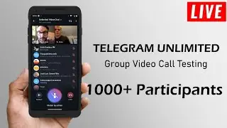 Telegram Group Video Call Testing | 1000+ Members