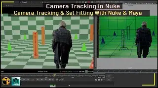 Nuke Tutorial - Camera Tracking in Nuke | Set Fitting with Maya & Nuke