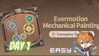 Evermotion Mechanical Painting: Day 1 | Gears Event |【Genshin Impact】