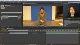 After Effects Beginner Tutorial: Guru Lesson 5 (Bluescreen keying and nested compositions)