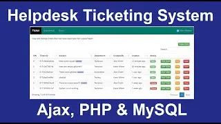 Helpdesk Ticketing System with PHP & MySQL - PHP Project