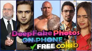 DeepFake Photos And Swap Faces FREE - Google Colab (Roop For Photos) Tutorial