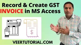 Create GST Invoice in MS Access | How to create invoice