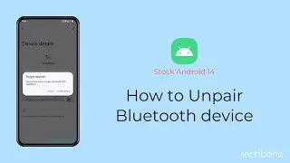 How to Unpair a Bluetooth device [Android 14]