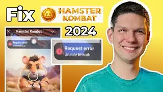 How To Fix Hamster Kombat Request Error Unable To Auth 2024 Not Opening