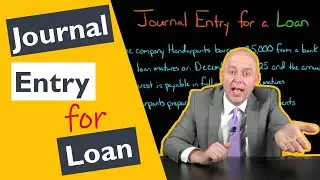 Journal Entry for Loan