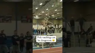 Pole vaulting may be dangerous 😳