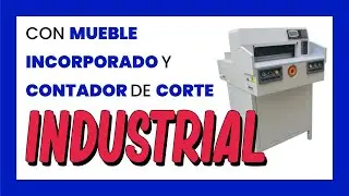 ✅ Guillotina profesional de papel automática ELÉCTRICA programable Boway 480 Z