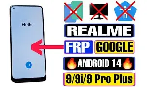 Realme 9/9i/9 Pro Plus FRP Bypass Android 13/14 | Realme 9 Pro Google Account Bypass Without PC