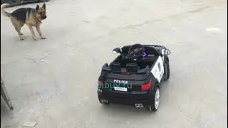 Детский электромобиль E555KX полицейский