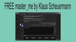 FREE master_me by Klaus Scheuermann