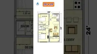 Small house design ideas 20 x 24 House Plan | Best house plan 