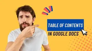 Create Table of Contents in Google Docs