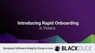 Rapid Bulk SCM Onboarding Made Easy with Polaris | Black Duck