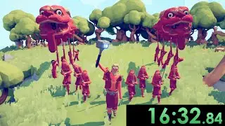I tried speedrunning Totally Accurate Battle Simulator and used deplorable strategies to go fast
