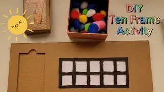 How to Make a DIY Ten Frame | Free Math Teaching Resources | Number Activity | Count to Ten