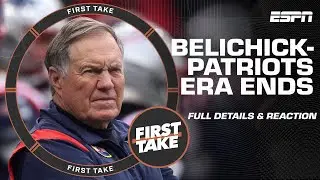 First Takes DETAILS & REACTION on Bill Belichick news & legacy, Patriots future & Tom Brady era 🏈