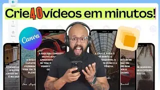 💥 SUPER FÁCIL: Crie VÍDEOS automaticamente com essa novidade CANVA!