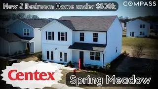 Great Value | 5 Bedroom New Home under $500k | Concord, NC | Spring Meadow by Centex