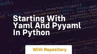 Starting with yaml and pyyaml in python