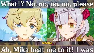NEW!! MIKA & NOELLE in Liyue Cutscene Genshin Impact