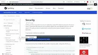 Установка бандла для работы с Security Symfony