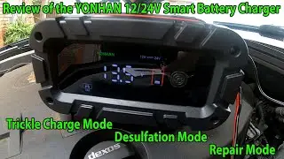 Review of the YONHAN Smart 12/24V Battery Charger.