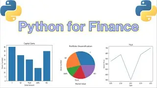 How to make Financial Visualizations in Python! (Beginner Python for Finance Lesson)