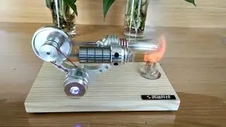 Stirlingkit - Stirling Engine Kit DIY Mini Air Motor Model Educational Toy