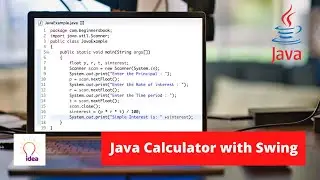 Java Calculator with Swing | Java Project