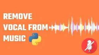 vocal remover | Using python