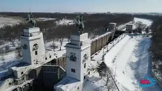 Шлюз № 15 Волго-Донского судоходного канала. Город Волгодонск. 