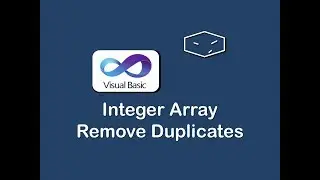 integer array remove duplicates in vb.net