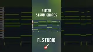 Guitar Strum Chords In FL Studio🎸 #flstudio #musicproducer #shorts #chords