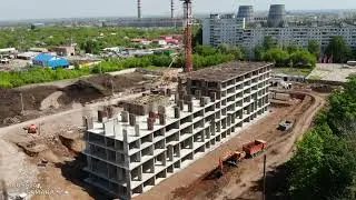 Строительство ЖК Зелёный Квартал г.Самара / 2 июня 2022 / building a house / Кировский р-н / Russia