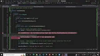 C# Youtube API Integration | .NET CORE Application